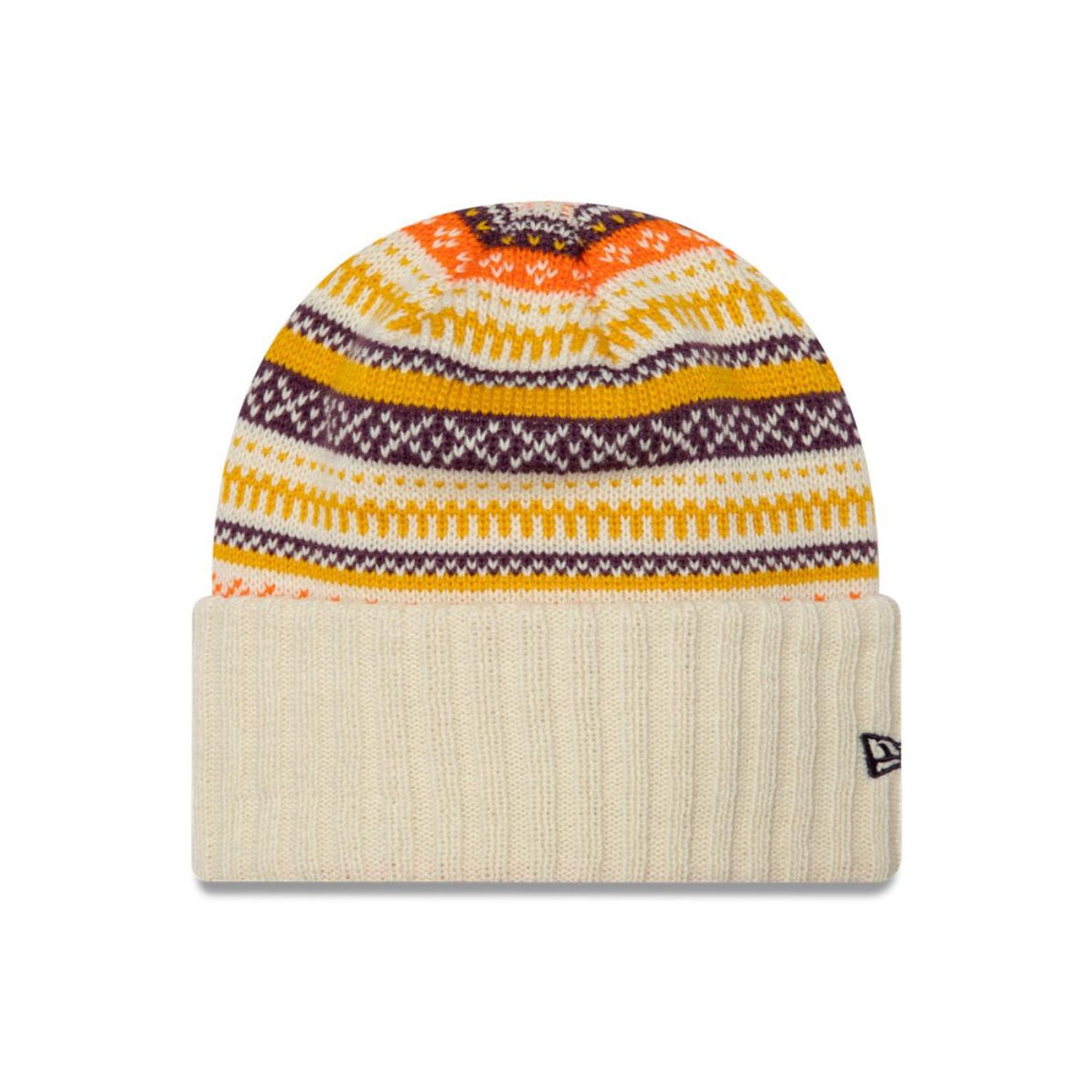Beanie New Era Fairisle Beanie Light Beige Woman image number 0.0
